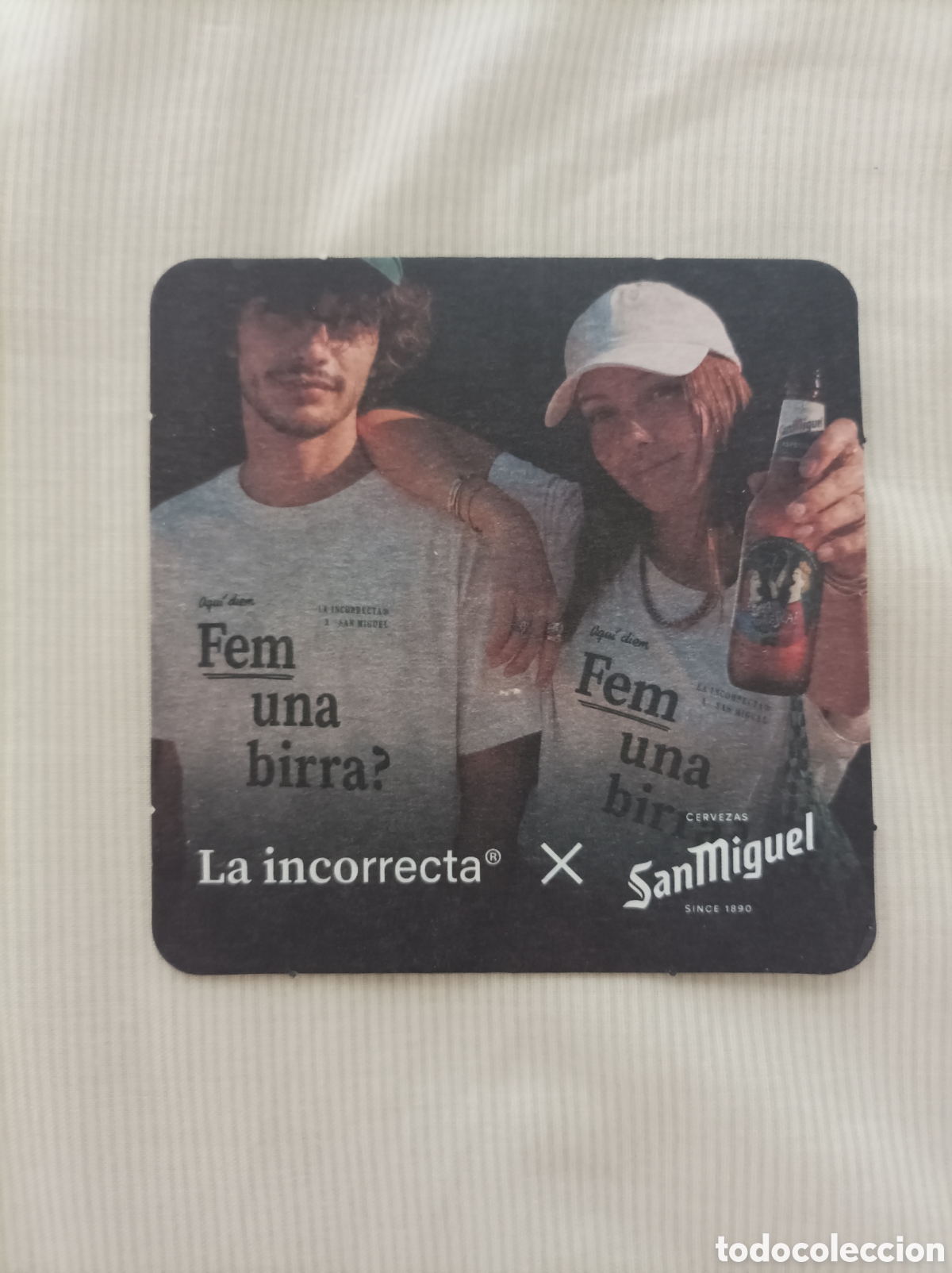 Coleccionismo de cervezas: POSAVASOS CERVEZA SAN MIGUEL LA INCORRECTA 2026