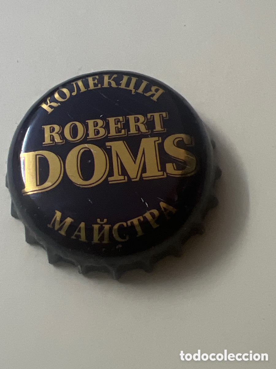 Coleccionismo de cervezas: T4/X127/F2. CHAPA CERVEZA - UCRANIA - Robert Doms Колекція майстра