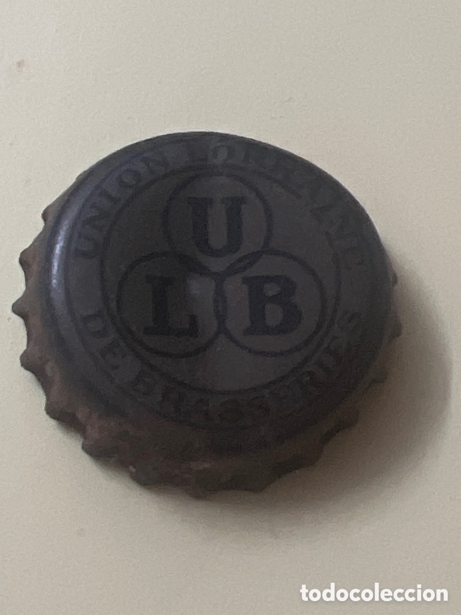 Coleccionismo de cervezas: T4/X128/P5. CHAPA CERVEZA - Union Lorraine De Brasseries ULB - FRANCIA - CON CORCHO