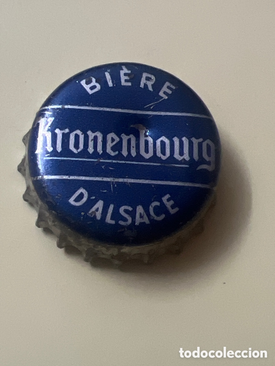 Coleccionismo de cervezas: T4/X128/Q6. CHAPA CERVEZA - FRANCIA - Kronenbourg biere d'alsace - CON CORCHO