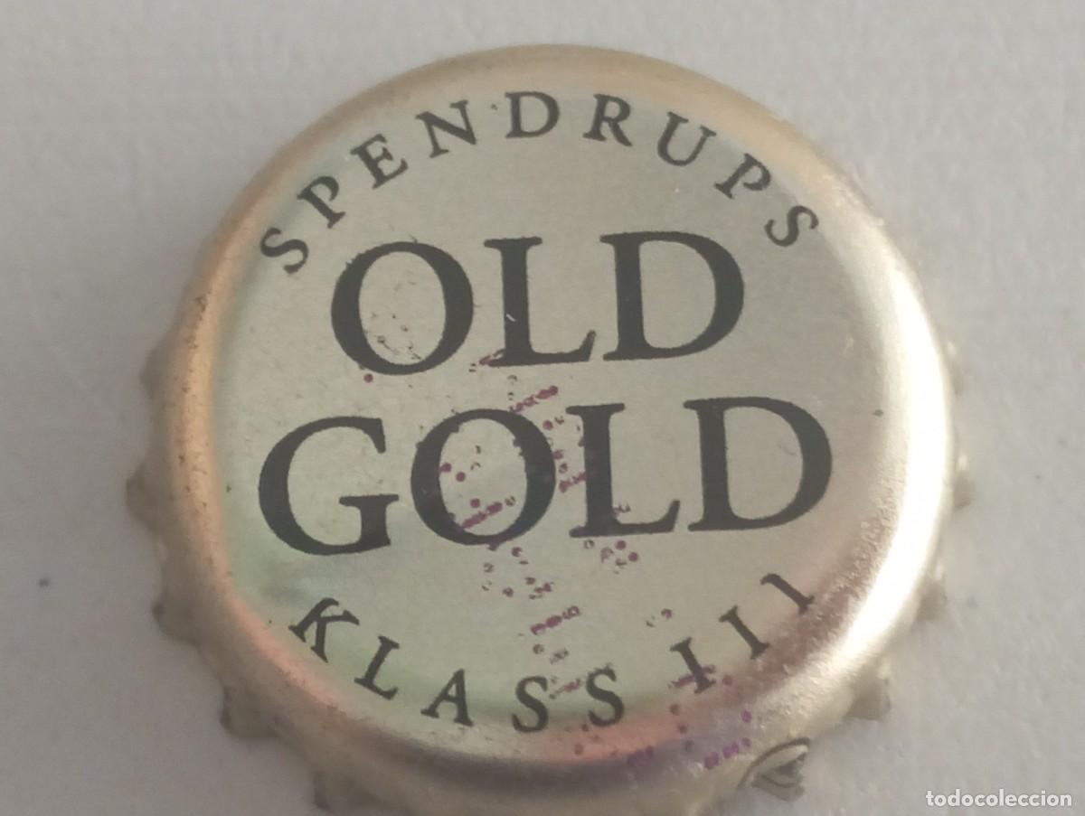 Coleccionismo de cervezas: Chapa tap&oacute;n corona de la cerveza sueca SPENDRUP'S OLD GOLD KLASS III