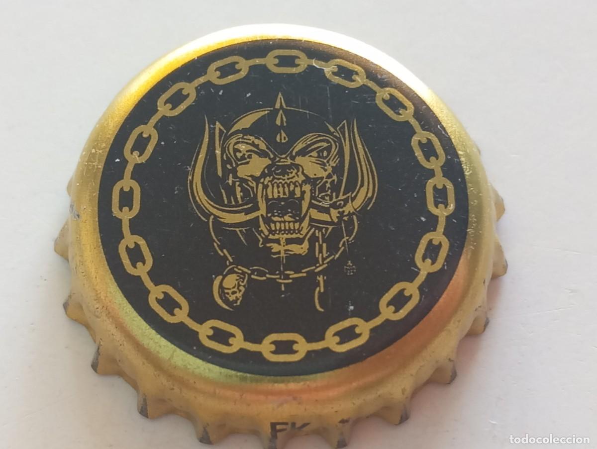 Coleccionismo de cervezas: Chapa tap&oacute;n corona de la cerveza sueca MOT&Ouml;RHEAD BASTARDS
