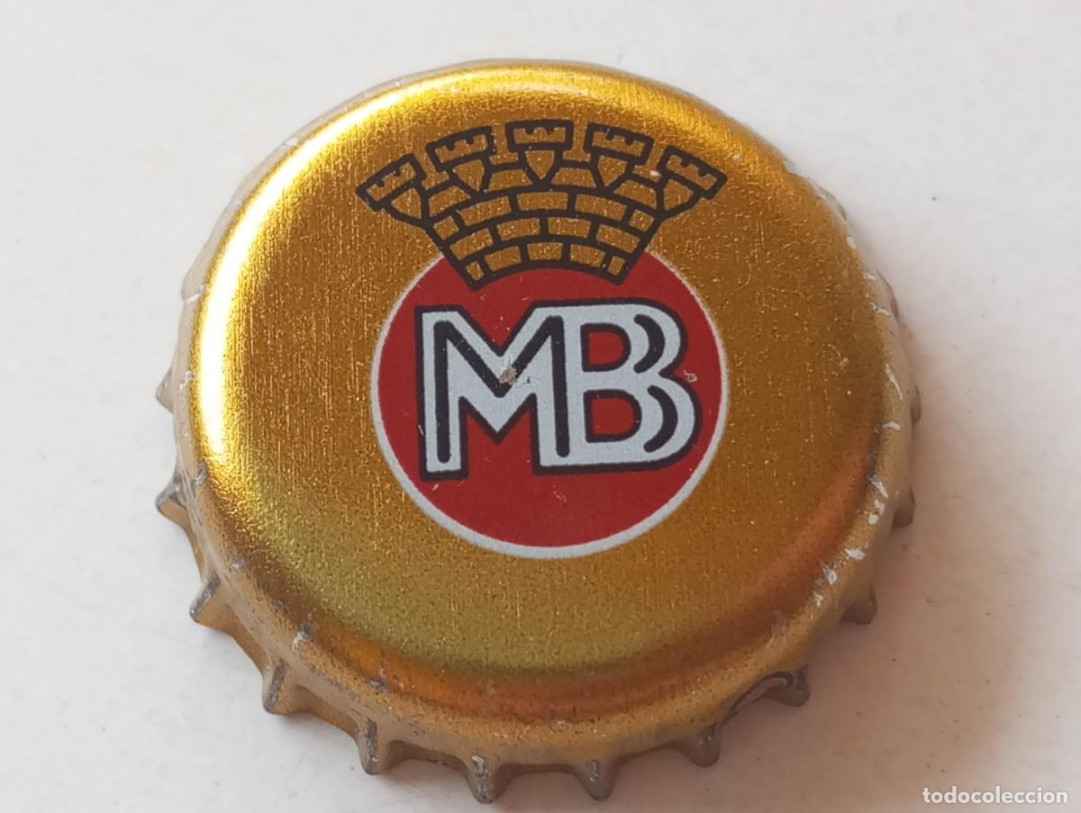 Coleccionismo de cervezas: Chapa tap&oacute;n corona de la cerveza sueca MB MARIESTADS BRYGGERI