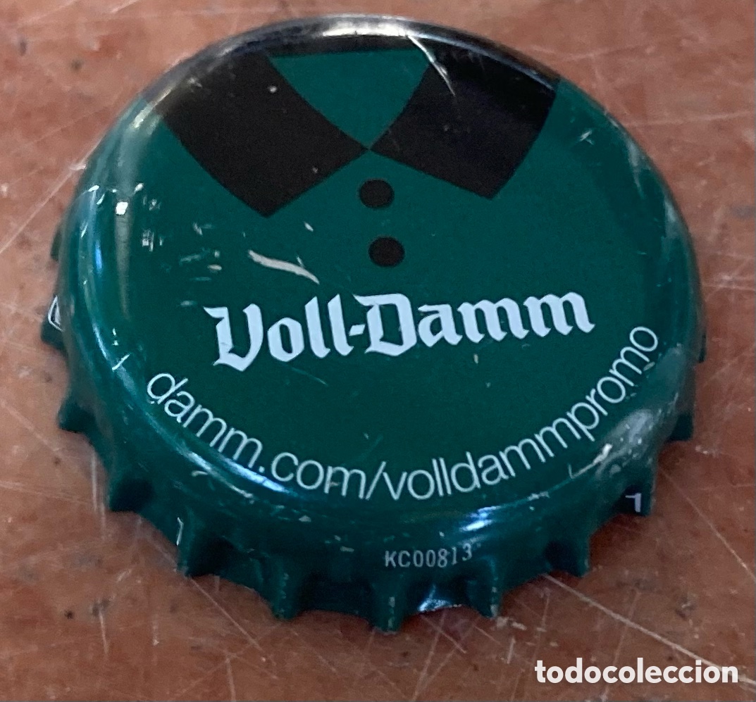 Coleccionismo de cervezas: BOTTLE CAP TAP&Oacute;N CORONA CAPSULE BIERE BIRRA BEER CHAPA CERVEZA VOLL-DAMM(1)--LOTE N. 3335--CARMANJO