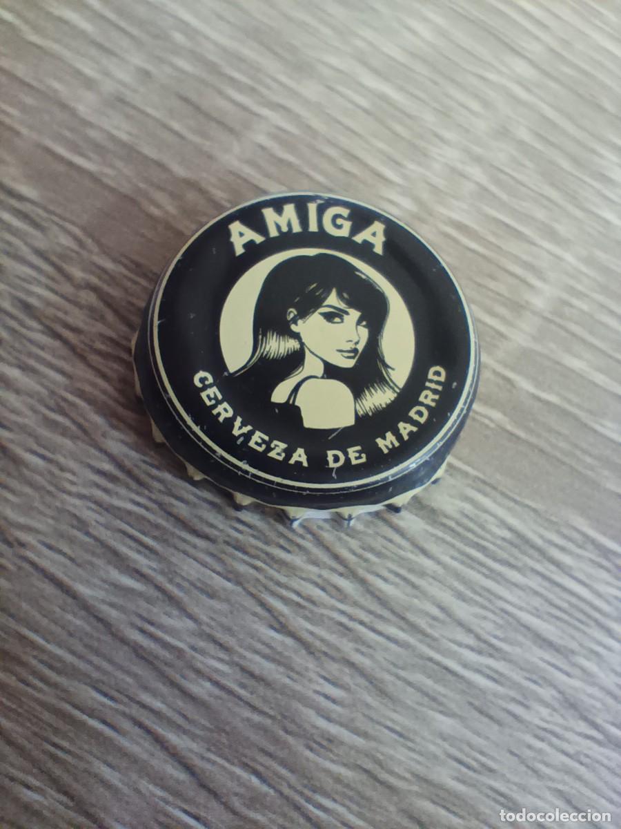 Coleccionismo de cervezas: CHAPA TAPON CORONA DE CERVEZA AMIGA (ESPA&Ntilde;A)