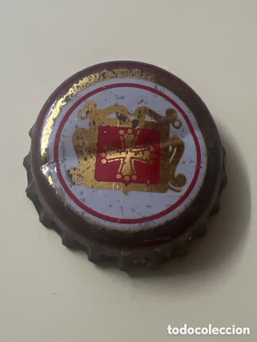 Coleccionismo de cervezas: T4/X129/H4. CHAPA CERVEZA ANTIGUA - CON CORCHO