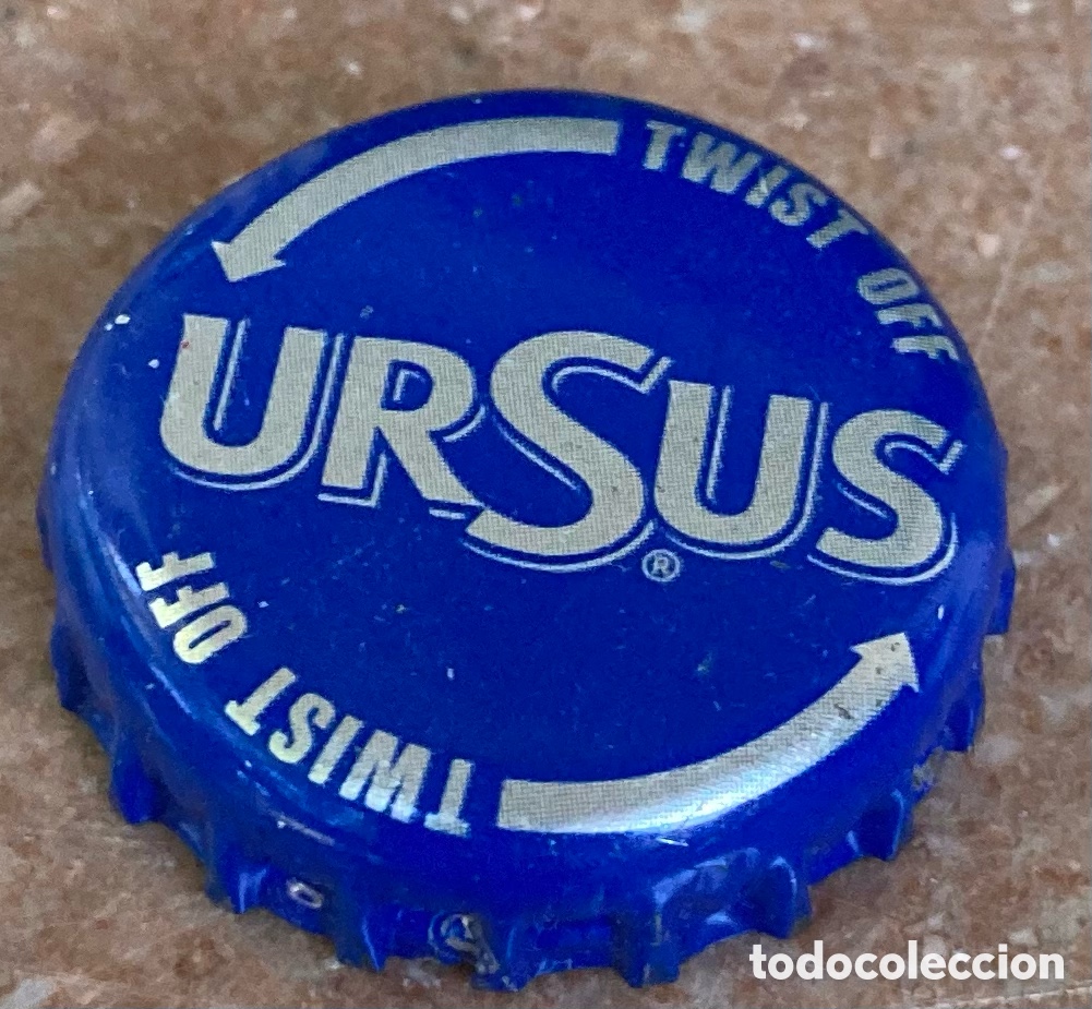 Coleccionismo de cervezas: BOTTLE CAP BEER TAP&Oacute;N CORONA BIRRA PIVO CHAPA BIERE CERVEZA URSUS(8).RUMANIA--LOTE N. 3689-CARMANJO
