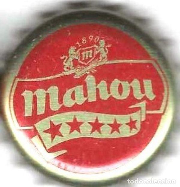 Coleccionismo de cervezas: 2 chapas Mahou diferentes finales 90s