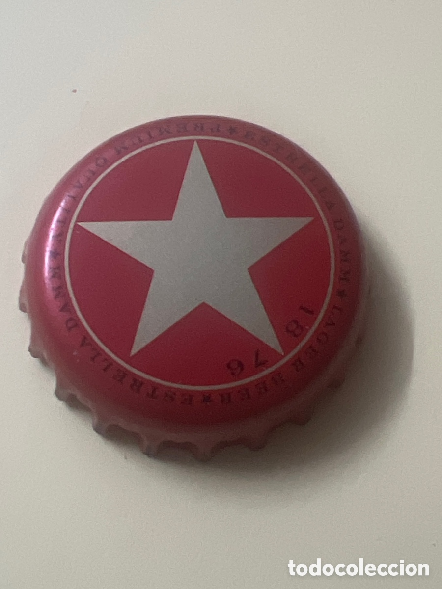 Coleccionismo de cervezas: T4/X126/B6. Tap&oacute;n corona - Chapa - Espa&ntilde;a (Barcelona) Cerveza - ESTRELLA DAMM