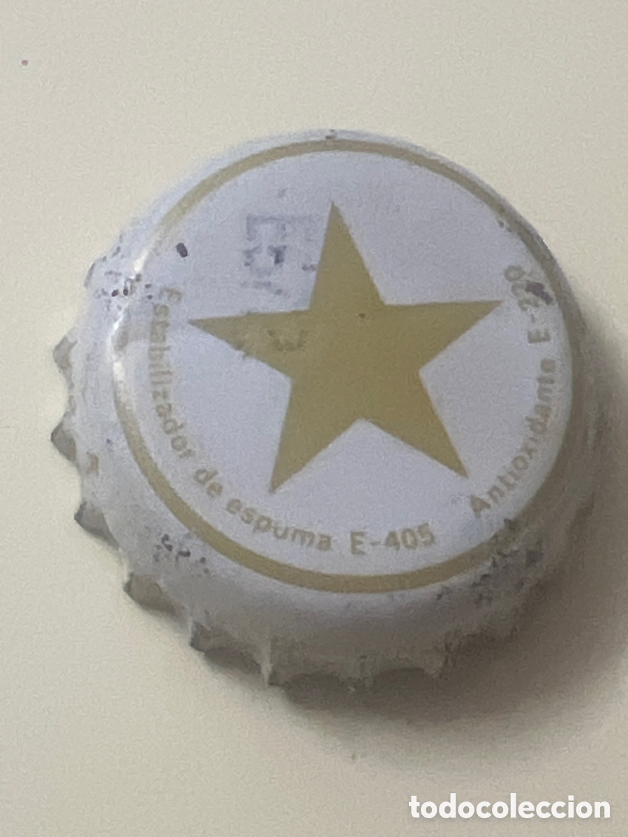 Coleccionismo de cervezas: T4/X126/C2. TAP&Oacute;N CORONA CHAPA CERVEZA ESTRELLA DAMM.BARCELONA