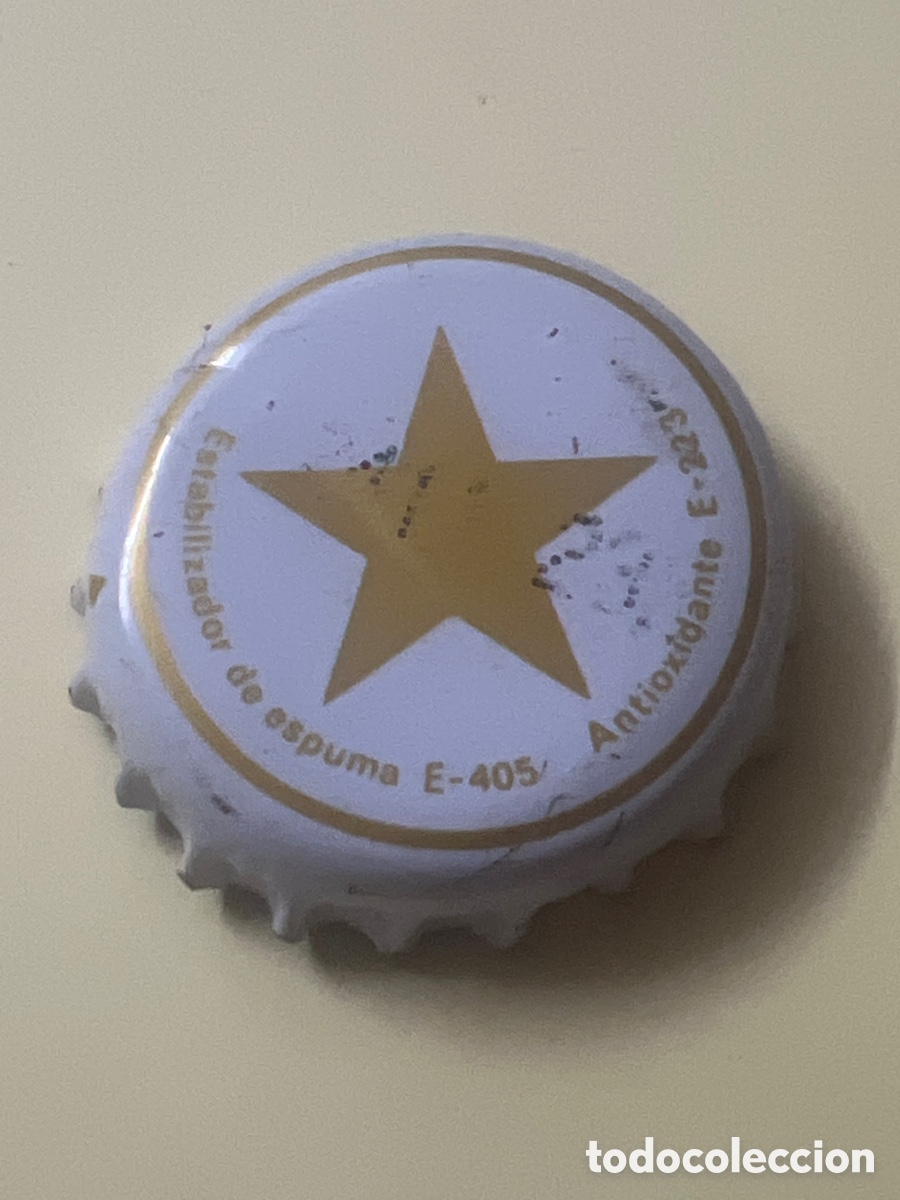 Coleccionismo de cervezas: T4/X126/C4. TAP&Oacute;N CORONA CHAPA CERVEZA ESTRELLA DAMM.BARCELONA