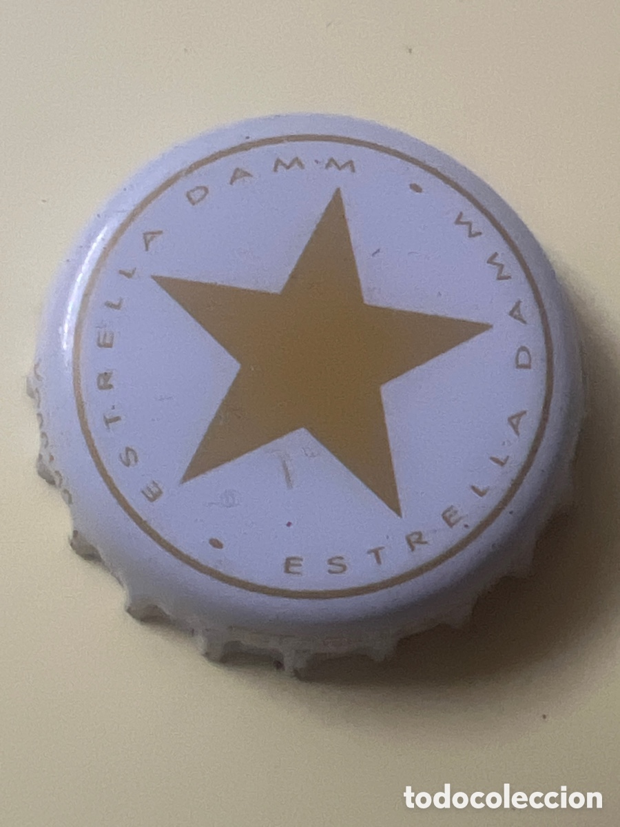 Coleccionismo de cervezas: T4/X126/D1. TAP&Oacute;N CORONA CHAPA CERVEZA ESTRELLA DAMM.BARCELONA