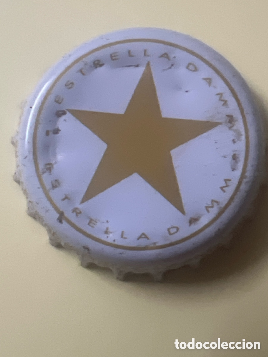 Coleccionismo de cervezas: T4/X126/D2. TAP&Oacute;N CORONA CHAPA CERVEZA ESTRELLA DAMM.BARCELONA