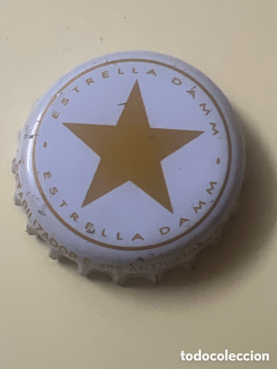Coleccionismo de cervezas: T4/X126/D5. TAP&Oacute;N CORONA CHAPA CERVEZA ESTRELLA DAMM.BARCELONA