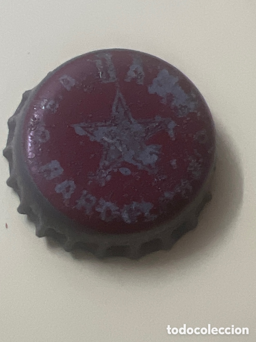 Coleccionismo de cervezas: T4/X126//E2. Chapa cerveza tap&oacute;n corona antiguo Damm Barcelona