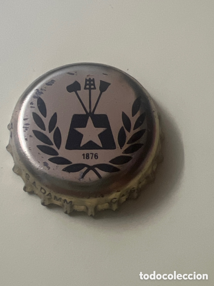 Coleccionismo de cervezas: T4/X126/E4. CHAPA TAPON CORONA CERVEZA DAMM ESTRELLA DORADA