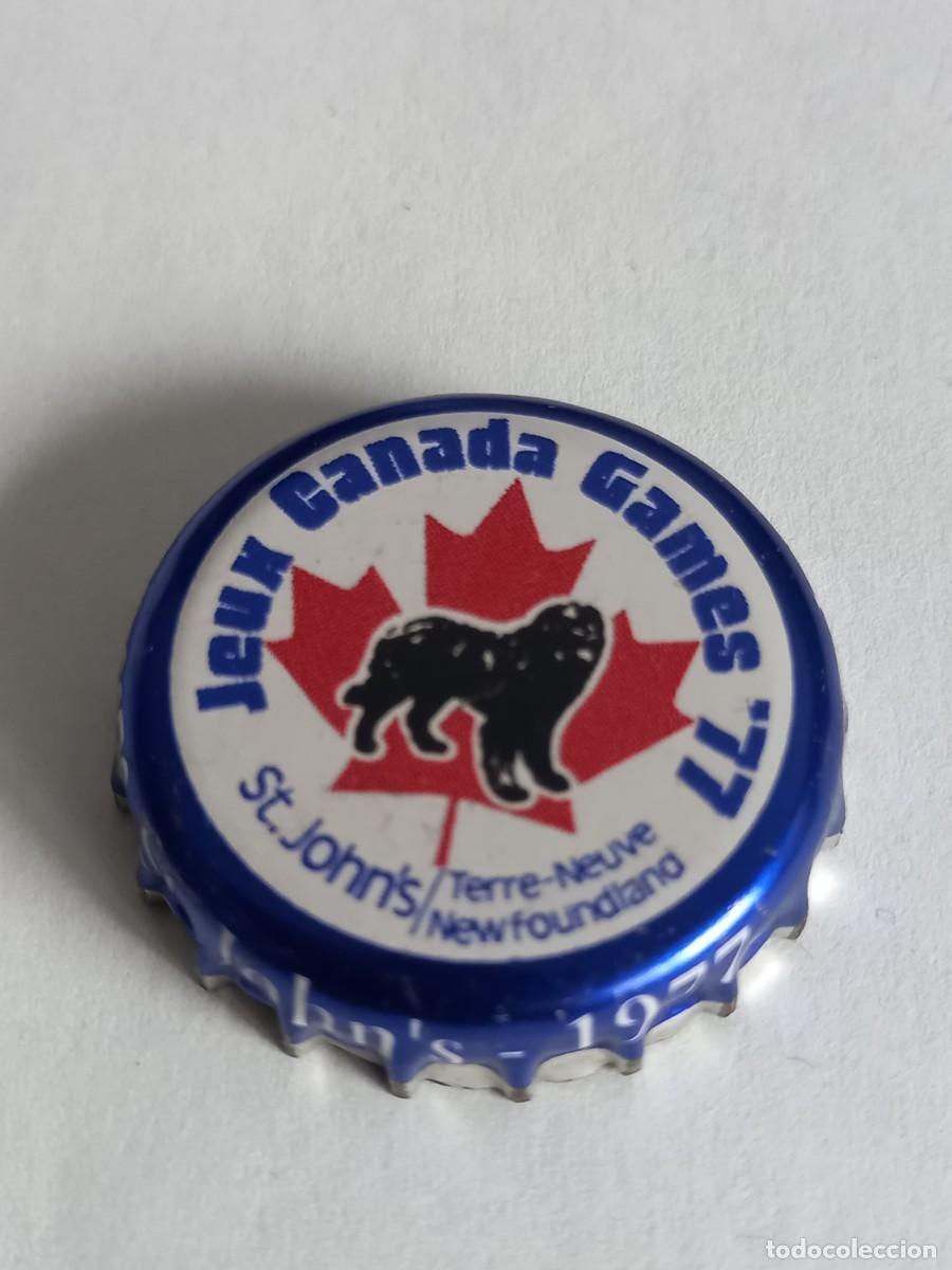 Coleccionismo de cervezas: CHAPA CERVEZA LABATT, SERIE JUEGOS DE CANADA