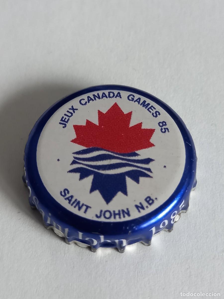 Coleccionismo de cervezas: CHAPA CERVEZA LABATT, SERIE JUEGOS DE CANADA