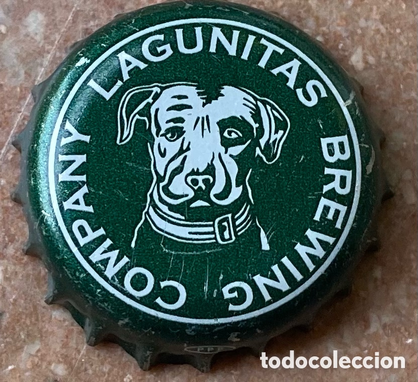 Coleccionismo de cervezas: BOTTLE CAP CHAPA CERVEZA CAPSULE BIERE BEER LAGUNITAS (2). E.E.U.U./U.S.A.---LOTE N. 1914--CARMANJO
