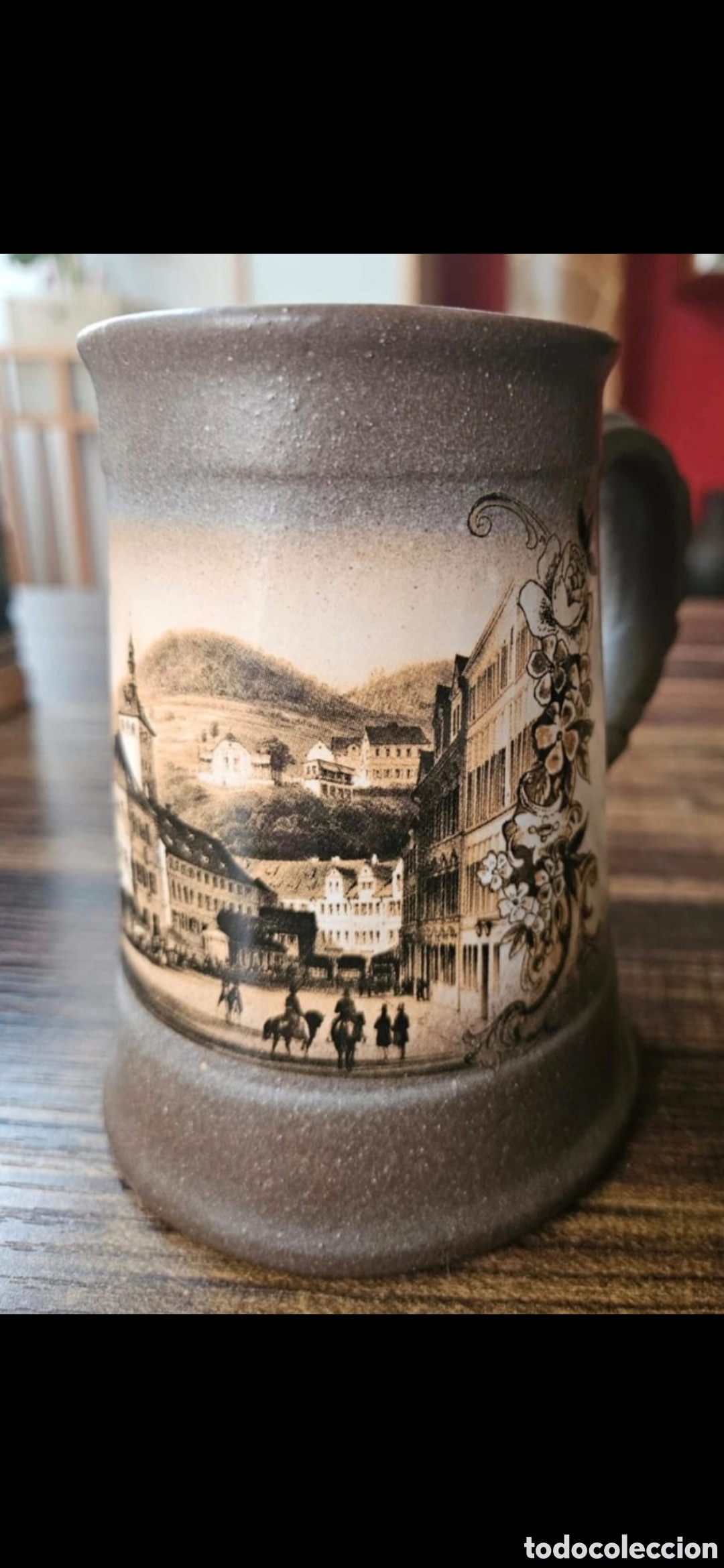 Coleccionismo de cervezas: ​Jarra de Cerveza / Cer&aacute;mica Souvenir Vintage Karlovy Vary (Rep. Checa)