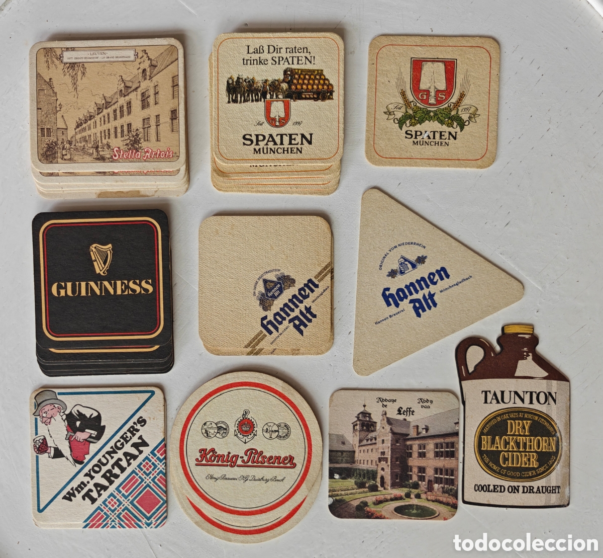Coleccionismo de cervezas: Lote Posavasos Cerveza y Sidra