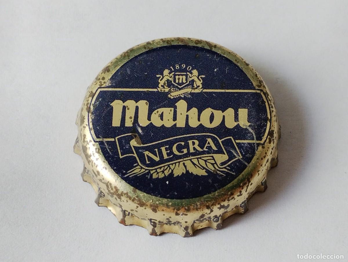 Coleccionismo de cervezas: Chapa de Cerveza Negra. Mahou. Madrid. Factor&iacute;a TCI