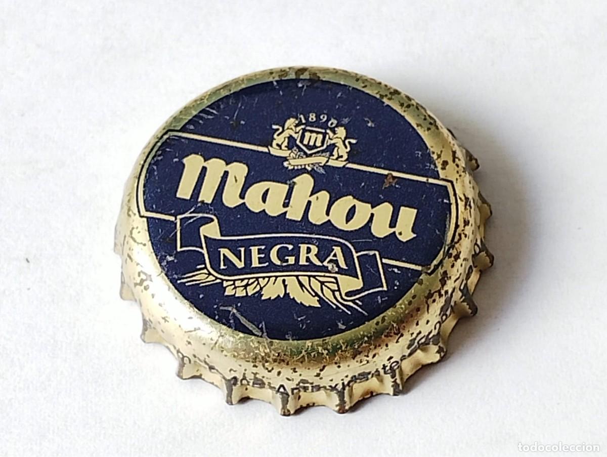 Coleccionismo de cervezas: Chapa de Cerveza Negra. Mahou. Madrid. Factor&iacute;a TCI