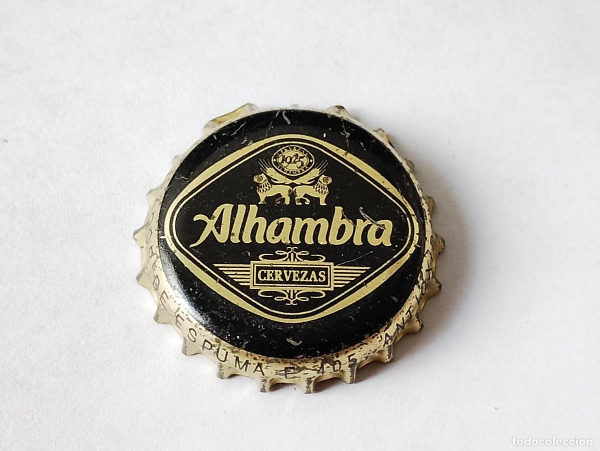 Coleccionismo de cervezas: Chapa de Cerveza. Alhambra. Granada. Factor&iacute;a TCI