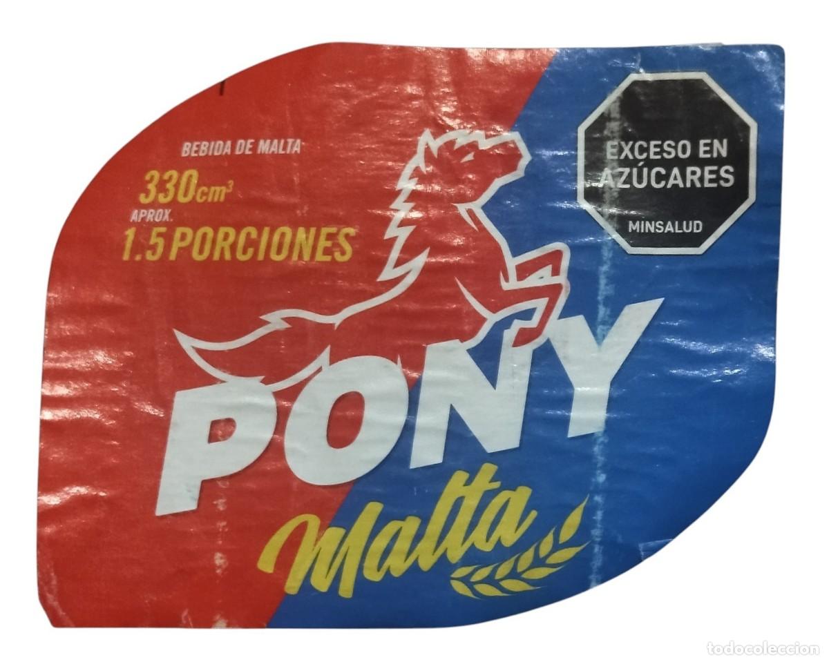 Coleccionismo de cervezas: ETIQUETA CERVEZA PONY MALTA - 330 CL.