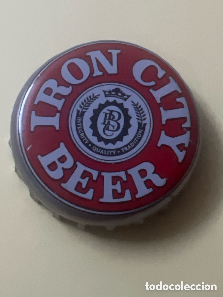 Coleccionismo de cervezas: Q423. CHAPA CERVEZA - Estados Unidos -Iron City Beer ICB Integrity Quality Tradition