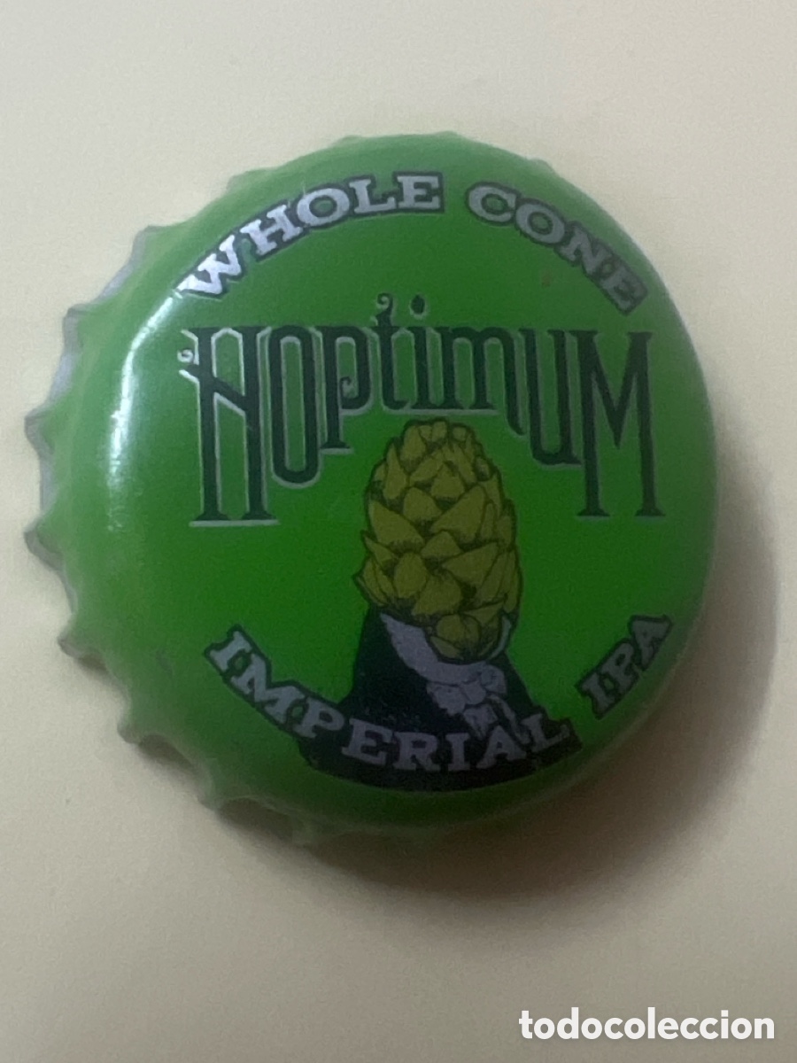 Coleccionismo de cervezas: Q435. CHAPA CERVEZA - Estados Unidos - Hoptimum Whole Cone Imperial IPA