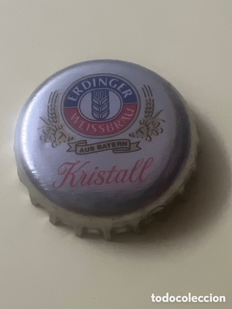 Coleccionismo de cervezas: Q441. CHAPA CERVEZA - Alemania -Erdinger Weissbr&auml;u aus Bayern Kristall