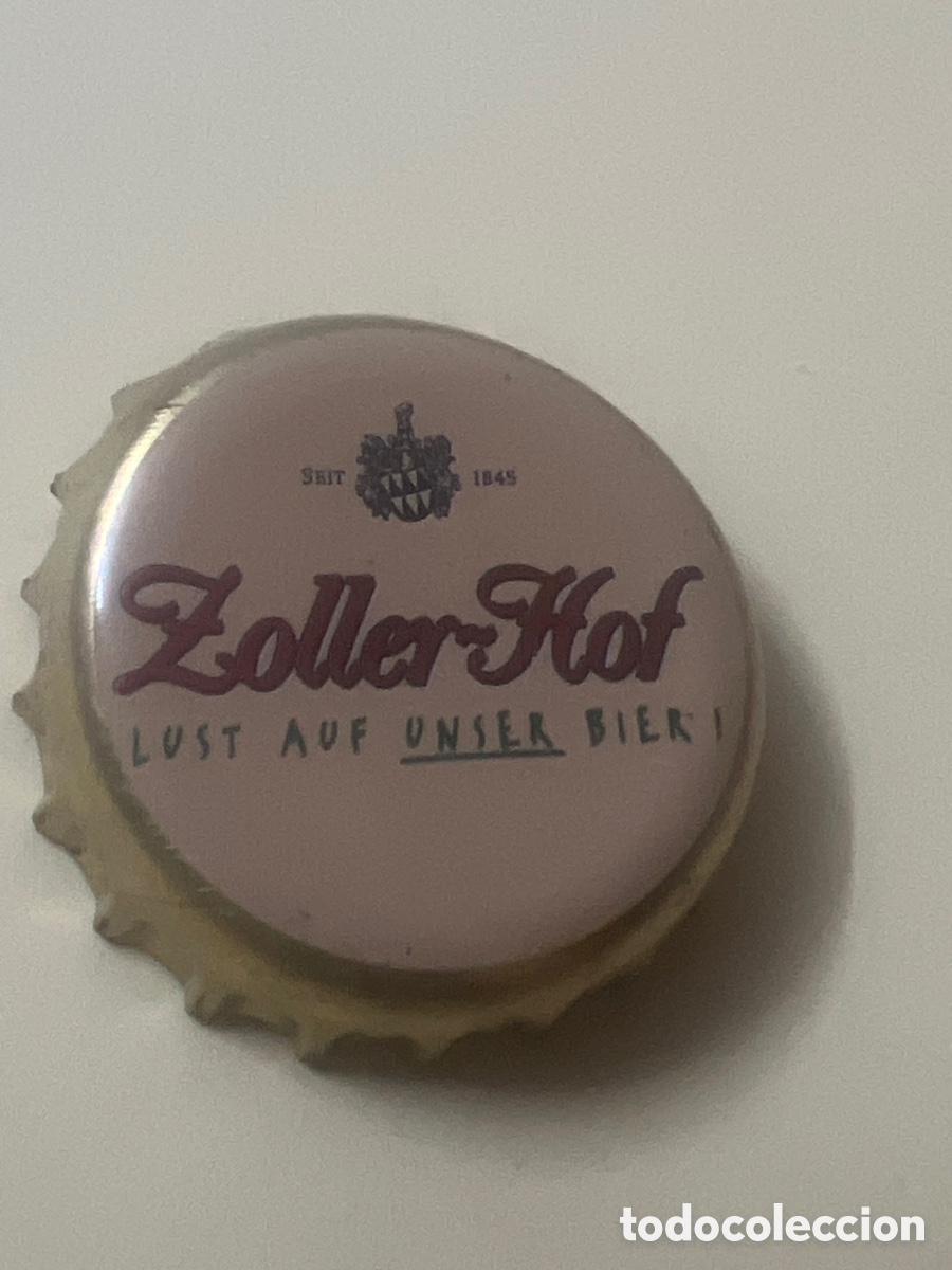 Coleccionismo de cervezas: E1019. CHAPA CERVEZA - Alemania - Zoller-Hof Lust auf unser Bier! seit 1845