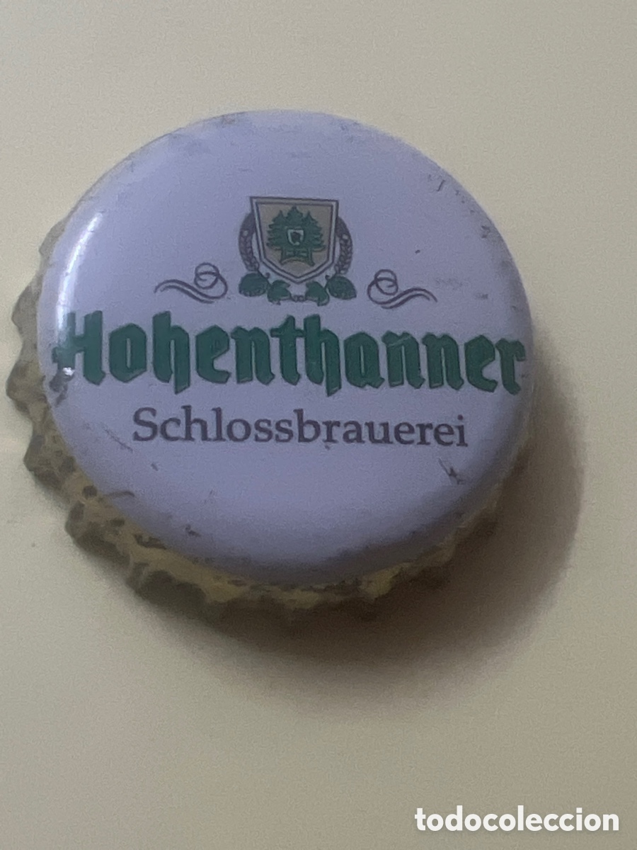 Coleccionismo de cervezas: B59. CHAPA CERVEZA - Alemania - Hohenthanner Schlossbrauerei