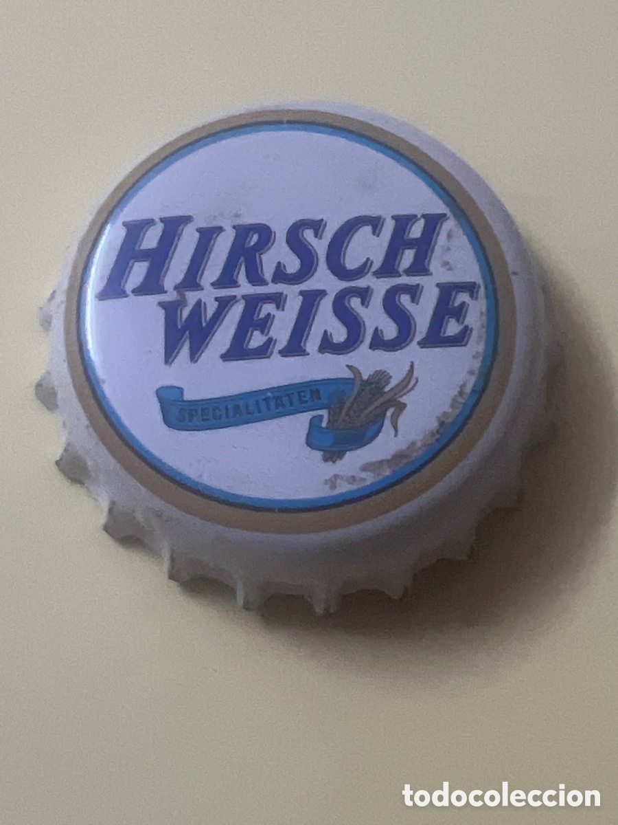 Coleccionismo de cervezas: B117. CHAPA CERVEZA - Alemania - Hirsch Weisse Specialit&auml;ten
