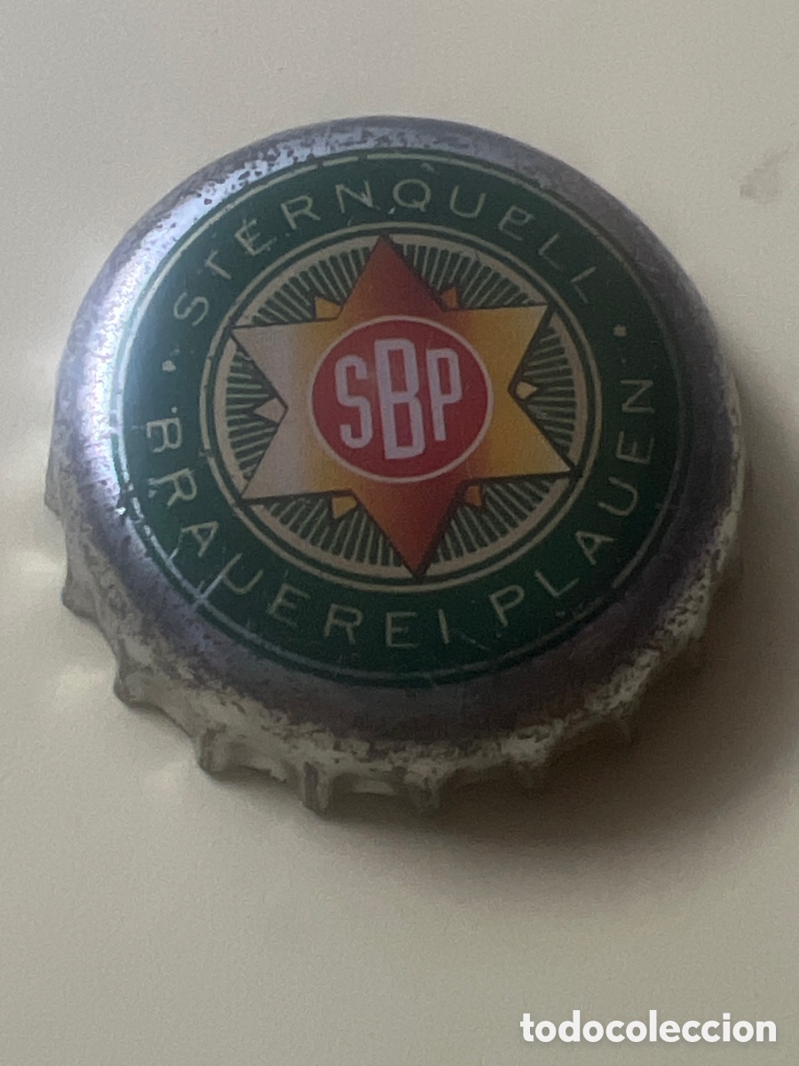 Coleccionismo de cervezas: B306. CHAPA CERVEZA - Alemania - SBP Sternquell Brauerei Plauen