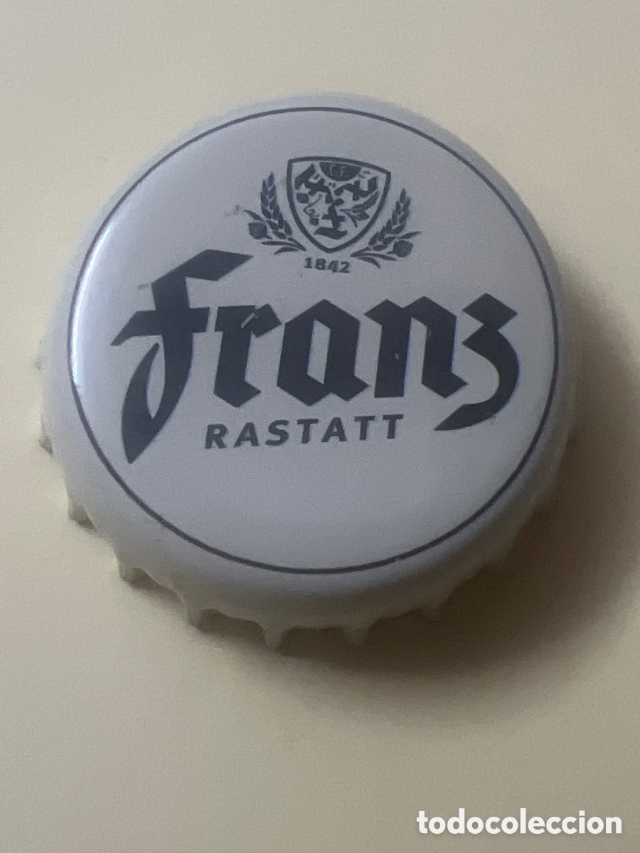 Coleccionismo de cervezas: B355. CHAPA CERVEZA - Alemania - Franz Rastatt 1842