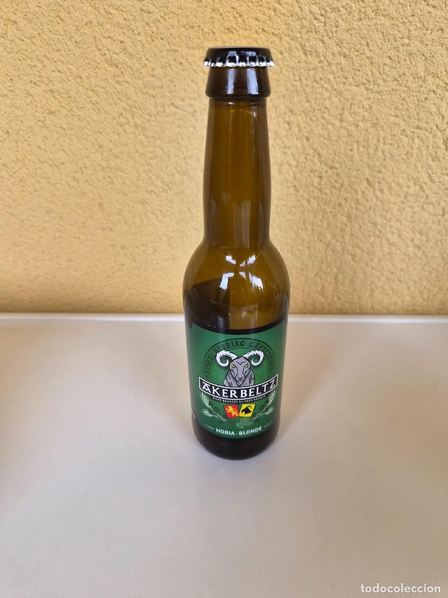 Coleccionismo de cervezas: BOTELLA CERVEZA VACIA AKERBELTZ