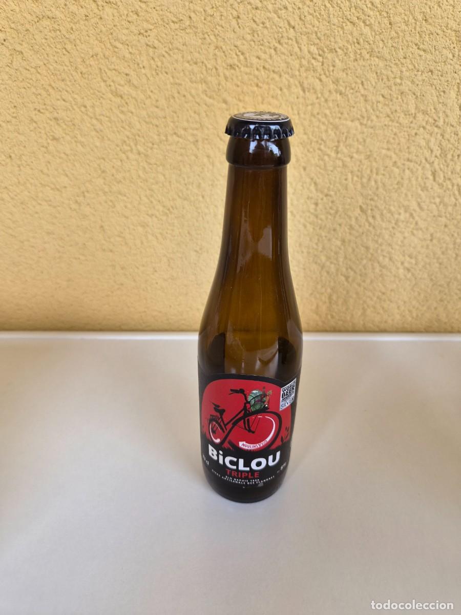 Coleccionismo de cervezas: BOTELLA CERVEZA VACIA BICLOU TRIPLE