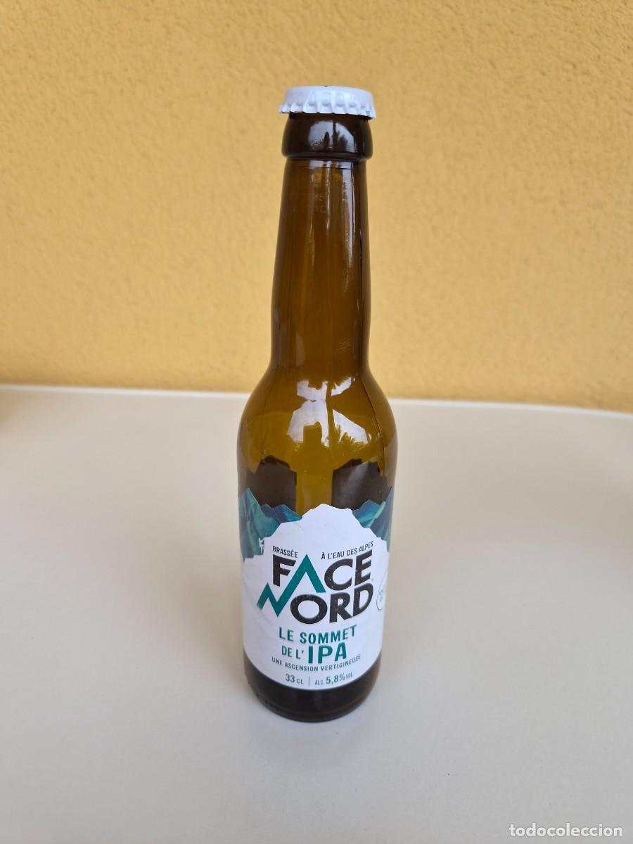 Coleccionismo de cervezas: BOTELLA CERVEZA VACIA FACE NORD LE SOMMET DE L'IPA