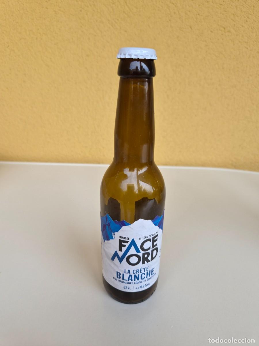 Coleccionismo de cervezas: BOTELLA CERVEZA VACIA FACE NORD LA CR&Ecirc;TE BLANCHE