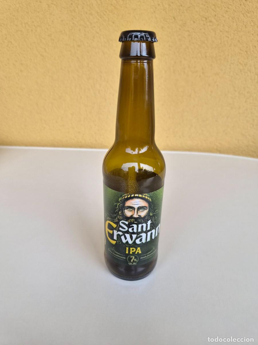 Coleccionismo de cervezas: BOTELLA CERVEZA VACIA SANT ERWANN IPA