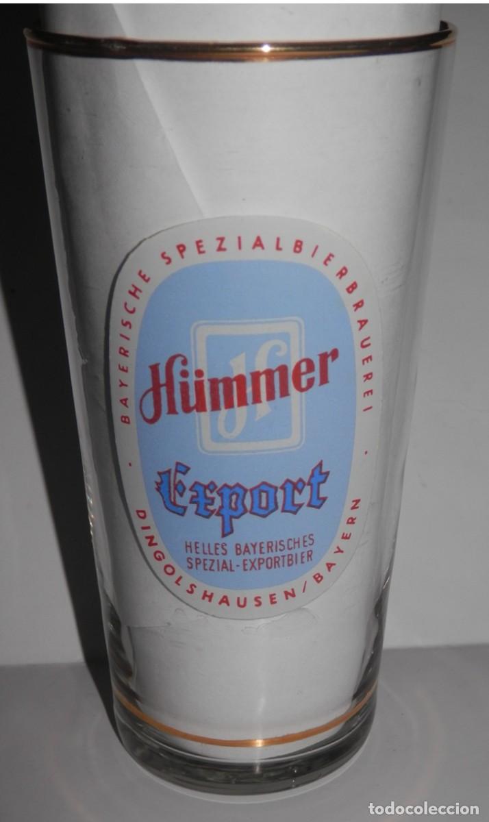 Coleccionismo de cervezas: VASO ANTIGUO DE LA CERVEZA HUMMER-EXPORT