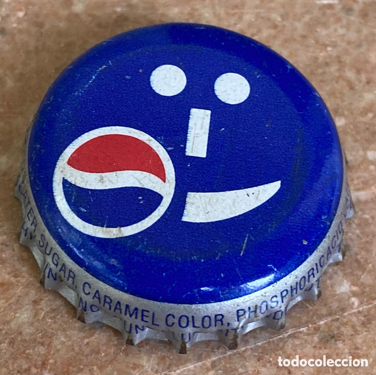 Coleccionismo de cervezas: BOTTLE CAP TAP&Oacute;N CORONA PEPSI COLA REFRESCO KRONKORKEN CAPSULE .FILIPINAS--LOTE N. 106--CARMANJO