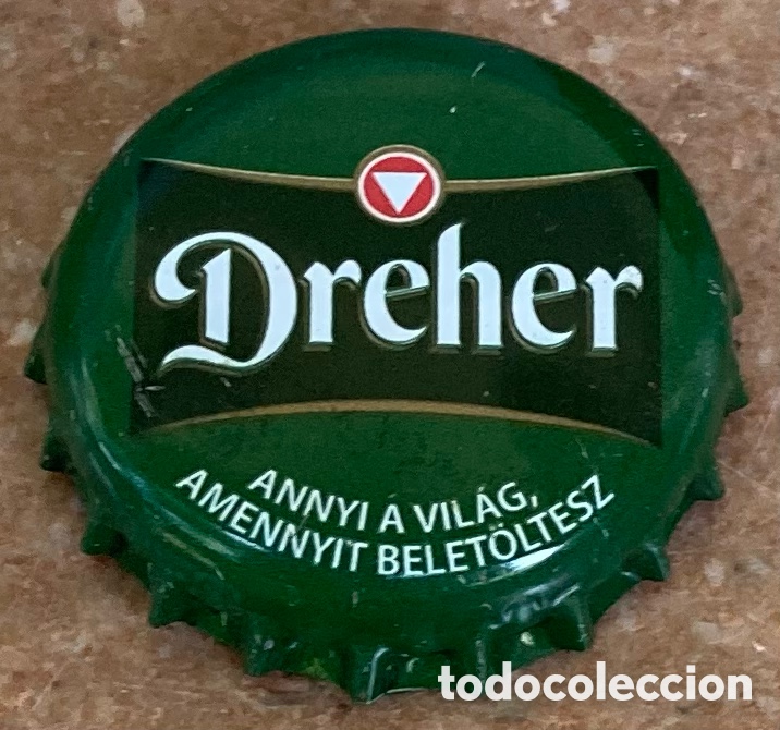 Coleccionismo de cervezas: BOTTLE CAP TAP&Oacute;N CORONA CERVEZA CHAPA BEER CAPSULE BIERE BIRRA DREHER.HUNGRIA--LOTE N.508--CARMANJO
