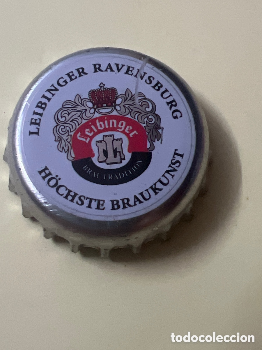 Coleccionismo de cervezas: T4/X130/H1. CHAPA CERVEZA - Alemania - Leibinger Ravensburg Brautradition h&ouml;chste Braukunst