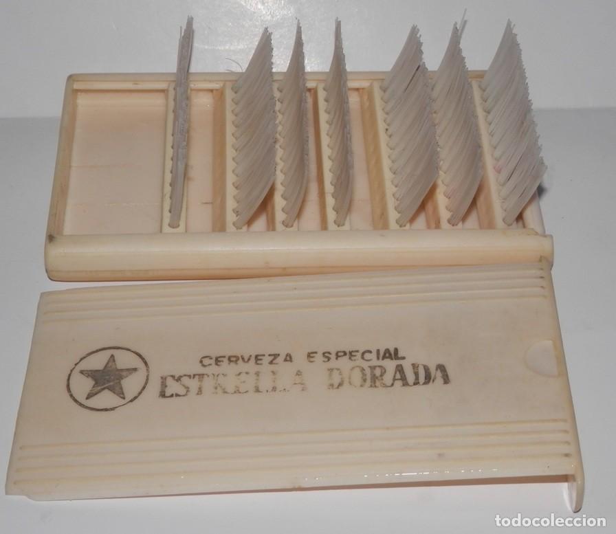 Coleccionismo de cervezas: ANTIGUA ESCOBILLA ESTRELLA DORA - Foto 3