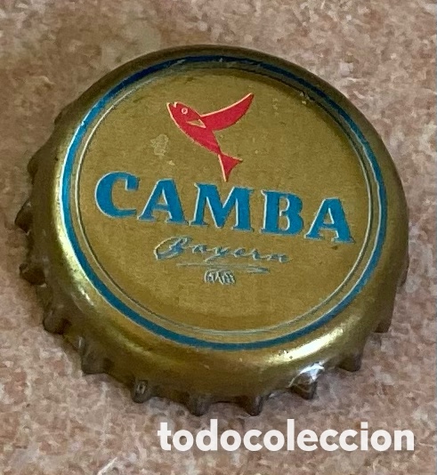 Coleccionismo de cervezas: BOTTLE CAP TAP&Oacute;N CORONA CAPSULE CHAPA BEER BIER CAMBA BAYERN. ALEMANIA.---LOTE N. 2519--CARMANJO