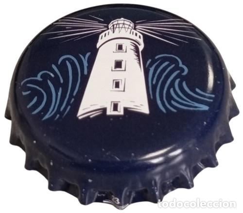 Coleccionismo de cervezas: Francia Capsule de Bi&egrave;re Beer Crown Cap Phare Ar-Men Brasserie de Bretagne RP844 tap&oacute;n corona