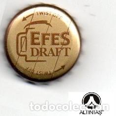 Coleccionismo de cervezas: chapa - cerveza - TURQU&Iacute;A - Efes Draft